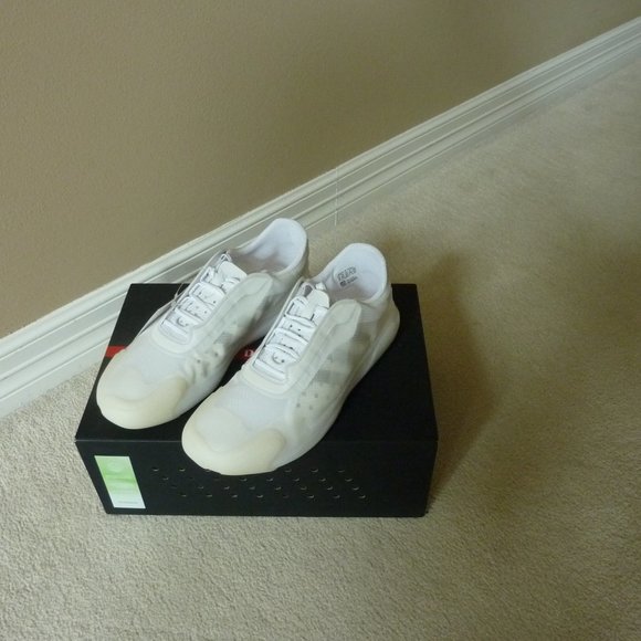 Prada x Adidas A + P Luna Rossa 21 Sneakers (White) - US Size 9 (UK 8.5)